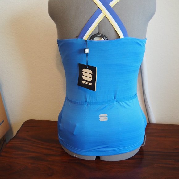 Sportful Woman's Grace Top for Cycling, Running, Yoga - athletic wear - Blue XL - Picture 2 of 4